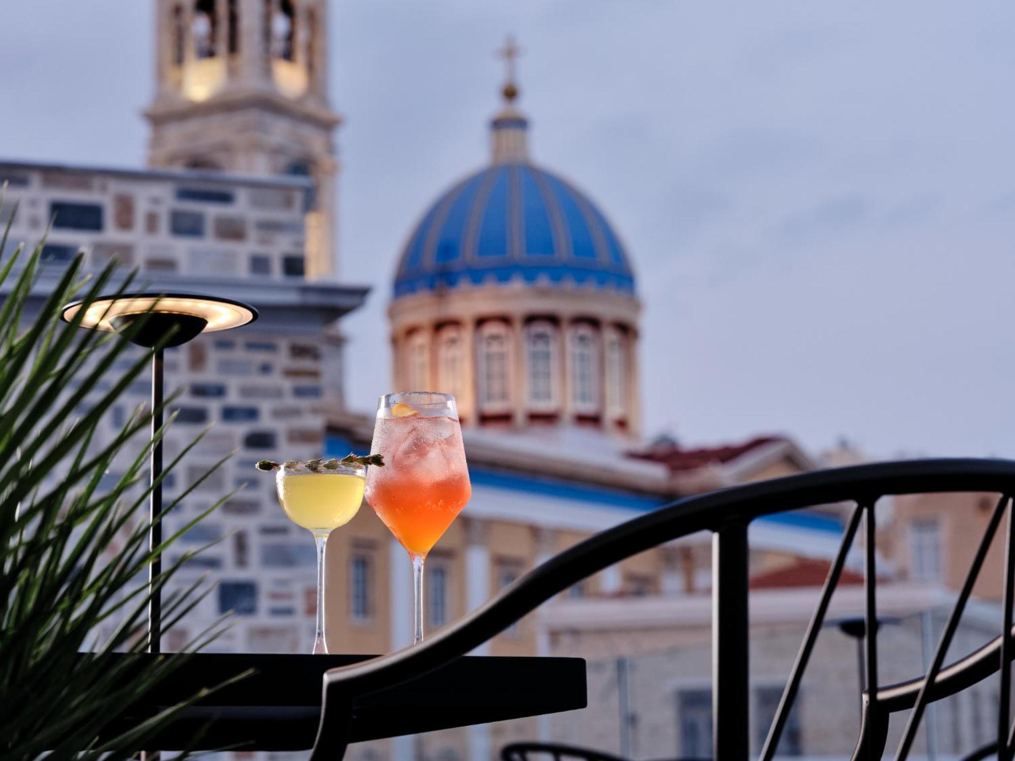 Argini Syros Hotel แอร์มูโปลี ภายนอก รูปภาพ