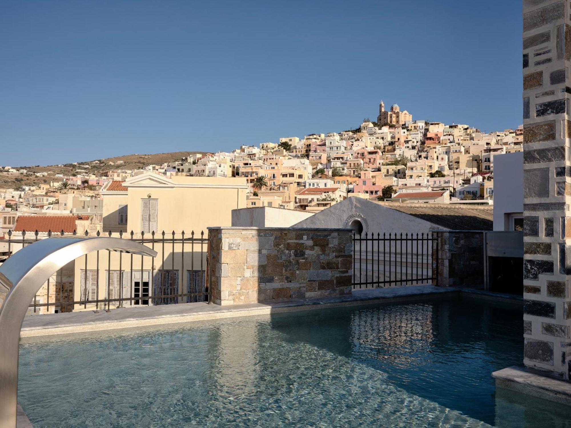 Argini Syros Hotel แอร์มูโปลี ภายนอก รูปภาพ