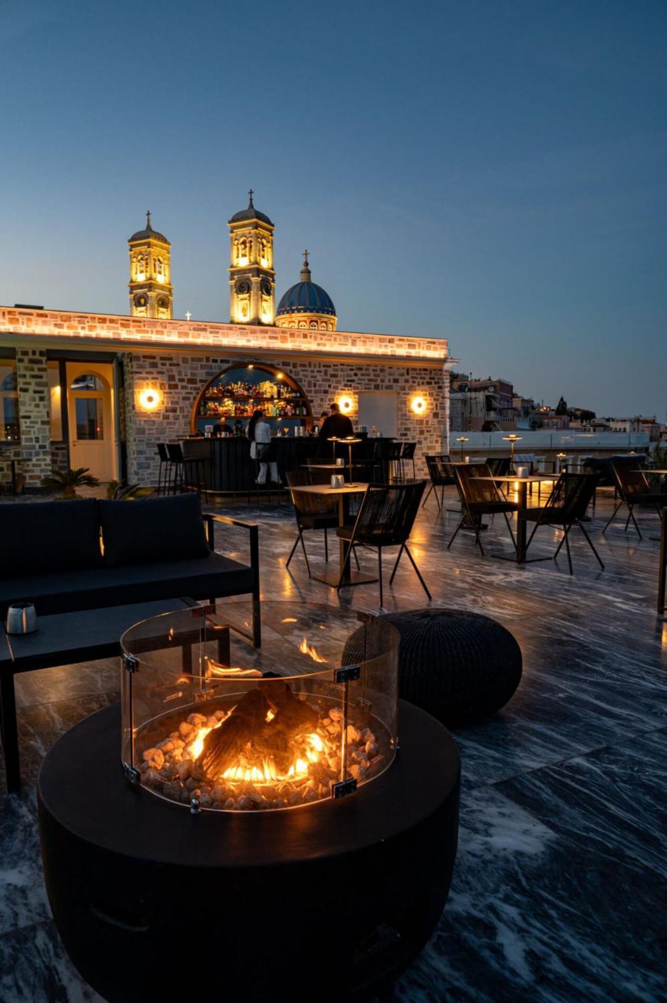 Argini Syros Hotel แอร์มูโปลี ภายนอก รูปภาพ