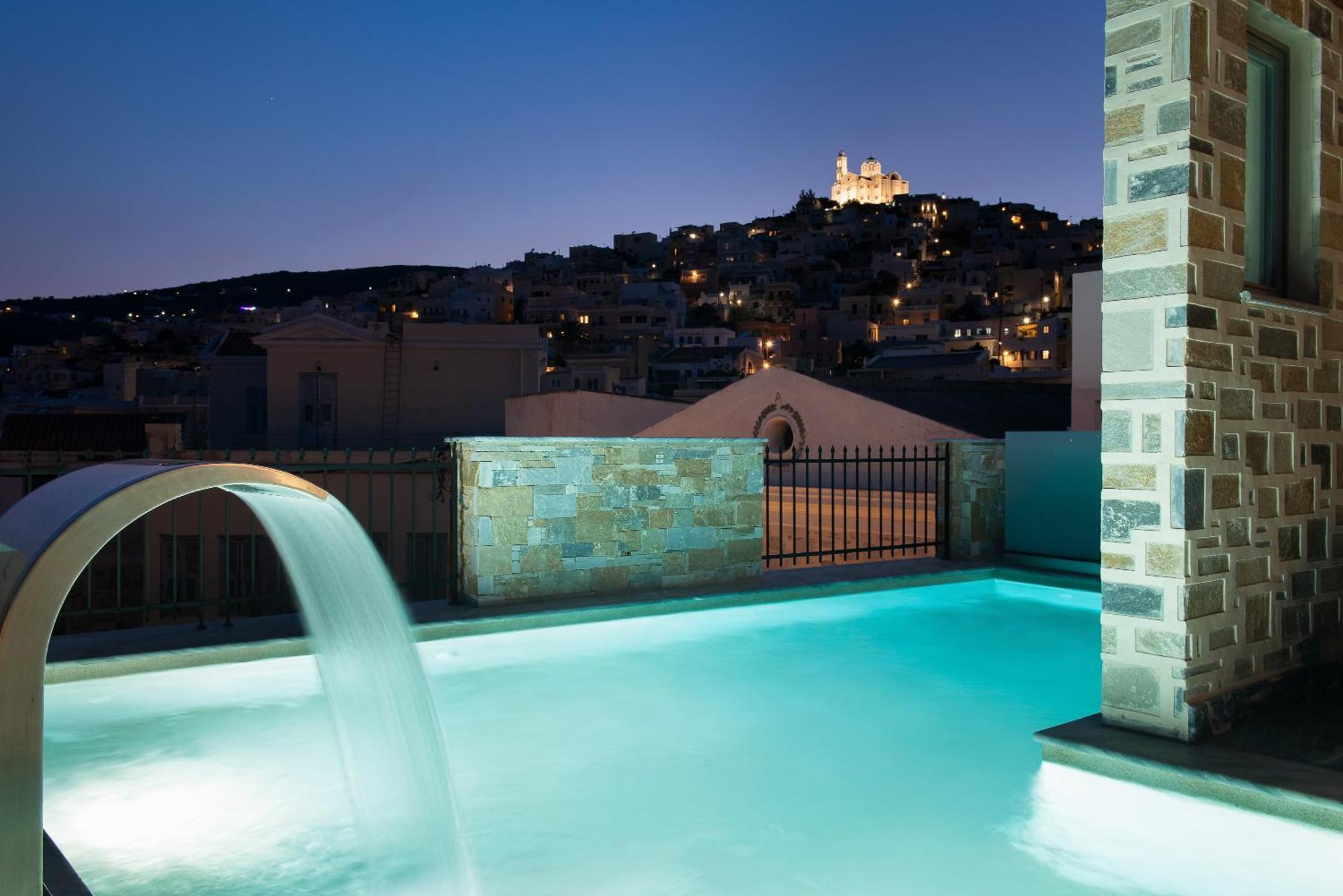 Argini Syros Hotel แอร์มูโปลี ภายนอก รูปภาพ